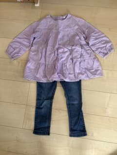 BREEZE チュニック スキニーパンツ 110cmのサムネイル