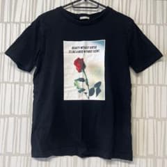 バラプリント 半袖Tシャツ ブラックのサムネイル