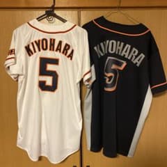 2枚セット】読売ジャイアンツ 清原和博 ＃5 レプリカユニフォーム 巨人