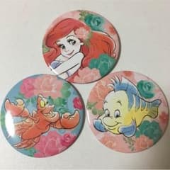 【最終値下げ！】リトルマーメイド 缶バッチセットのサムネイル