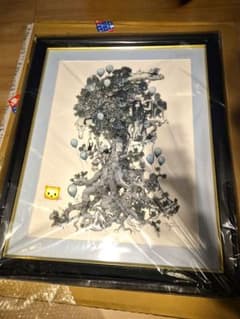 新品】ヒグチユウコ 複製画 額装 CURCUS 長野ビジュアル【良シリアル