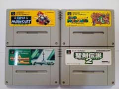 スーパーファミコン ソフト 4本セットのサムネイル