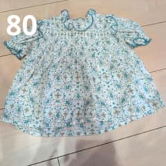 【即日発送】tete a tete 花柄ブラウス 80cm 汚れなしのサムネイル