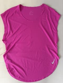 NIKE DRI-FIT ランニングシャツ パープル Sのサムネイル