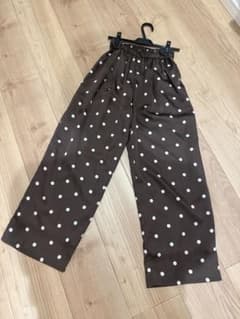 新品】collab Relax サテンワイドパンツ - メルカリ