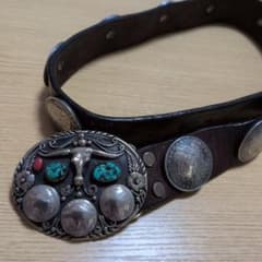 モルガンコンチョ1921年ナバホ族バックルビンテージ - メルカリ