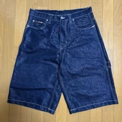 FUBU ショーツ デニム ラメ入り ネイビーのサムネイル