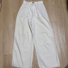 GUホワイト ワイドパンツ デニムのサムネイル