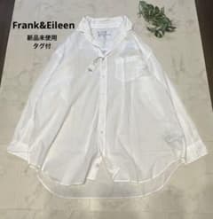 新品未使用 フランク&アイリーンMACKENZIE ビックシャツ ホワイト 