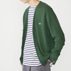 希少サイズ】SHIPS別注 LACOSTE Vネック カーディガン - メルカリ