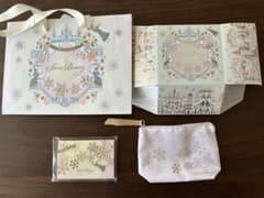 スノービューティ　2023   10周年　紙袋　ポーチ　特製紙おしろい　特典