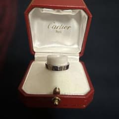 美品 Cartier K18WGスモールラブリング 58 大きいサイズ - メルカリ
