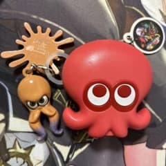 スプラトゥーン3 インクリング キーホルダー めじるしアクセサリー 2種セットのサムネイル
