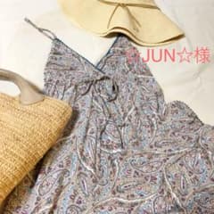 【Muse by RIMO】ペイズリー柄マキシ丈ワンピースのサムネイル