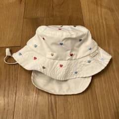 petit main ハート刺繍ハット 54cmのサムネイル
