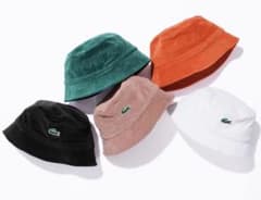 Supreme LACOSTE ベロア バケットハット - メルカリ
