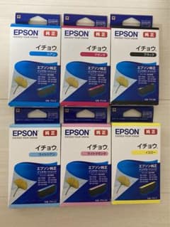 エプソン　純正　インクカートリッジ　イチョウ　6色のサムネイル
