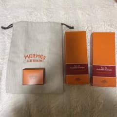 新品未開封HERMES 2本セットヘア&ボディシャワージェル　 ボディローションのサムネイル