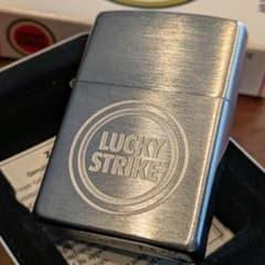 新品】ラッキーストライク LUCKYSTRIKEシルバーZippo ミレニアム 