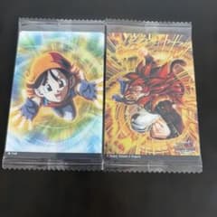 ゴジータ ドラゴンボール カード DB 599-Ⅱ メルカリ便 ゴジータ9-10DSRパン9-17ドラゴンボールカード2枚セット未開封 - メルカリ