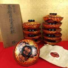 輪島塗 秀衡蒔絵煮物椀 大向高州堂 10客 - メルカリ