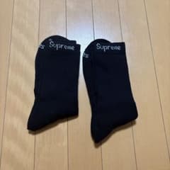 Supreme ソックス ブラック　二足セットのサムネイル