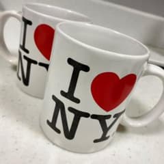 I Love NY コーヒーカップ ２個セットのサムネイル