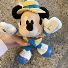ミッキーマウス ぬいぐるみ 帽子付き 約15cmのサムネイル