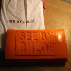 ROBIN☆様専用　新品☆SEE BY CHLOE  長財布 オレンジのサムネイル