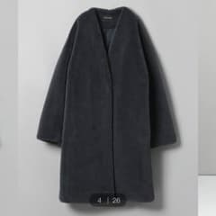 りぃぽん☆様専用 ジーナシス jeanasis ノーカラーコートのサムネイル