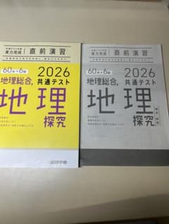 2026 共通テスト 地理 探究 問題集のサムネイル