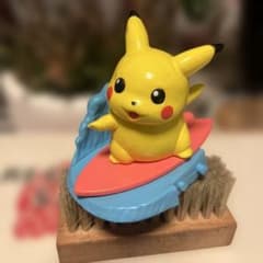 【希少・当時物】1998年 バンダイ なみのりピカチュウ ジオラマ フィギュア なみのりピカチュウ フィギュア ポケモンリアルコレクション 1998年製