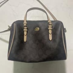 COACH ダークブラウン ハンドバッグのサムネイル