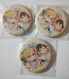 アイカツスターズ！ イオン チーズソフトクッキー 缶バッジ 虹野