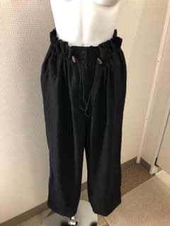 専用です スコットクラブ❤️ハイウエスト・黒ワイドパンツのサムネイル