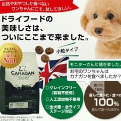 【送料込】カナガン　ドッグフードのサムネイル