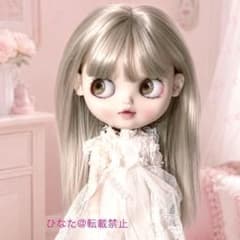 ドールウィッグ 9~10インチ♡ネオブライス♡アッシュ系ブロンド ロング