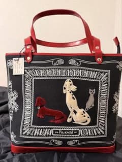レア Lulu Guinness ルルギネス トートバッグ 犬猫 cat&dog - メルカリ