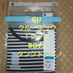 GU クルーネックＴシャツ　BOYS タンクトップのサムネイル