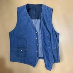 Lee 70s USA製 デニム　ベスト　ヴィンテージ　古着　リー　ジレのサムネイル