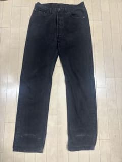 Levi's ストレートデニム501ブラックW34 L32 USA製 90s前半のサムネイル