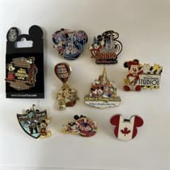 Disney Parks ピンバッジ 9点セットのサムネイル
