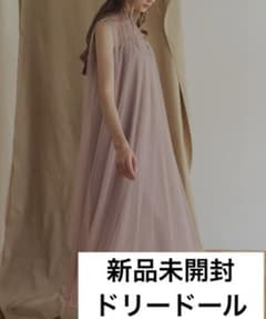 新品未使用 シアーラメAラインドレス ドリードール 結婚式 ピンク 