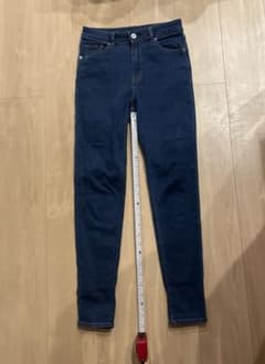 GU スキニーデニムパンツ インディゴブルーのサムネイル