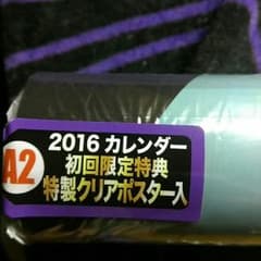 登坂広臣　2016年　カレンダー　クリアポスター入りのサムネイル
