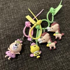 くまたん　マスコット キーホルダー 4点セット ガチャガチャのサムネイル