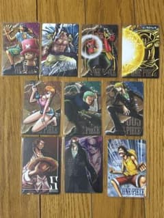 ONE PIECE ワンピース メモリアルログカード キラレア2種全10枚