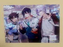 にじさんじ　アニメイト特典　ブロマイド　ポストカード　三枝明那　黛灰　不破湊のサムネイル