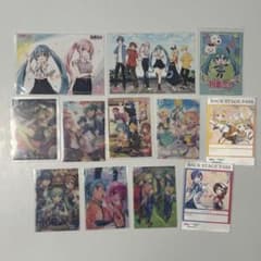 VOCALOID　ボカロ　ポストカード　クリアカード　シール　まとめ売りのサムネイル