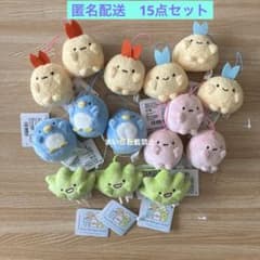 すみっコぐらし　ばんざいゴムひも付きマスコット他　プライズ品 すみっコぐらし ばんざいゴムひも付きマスコット Part2 コンプ 15点 A